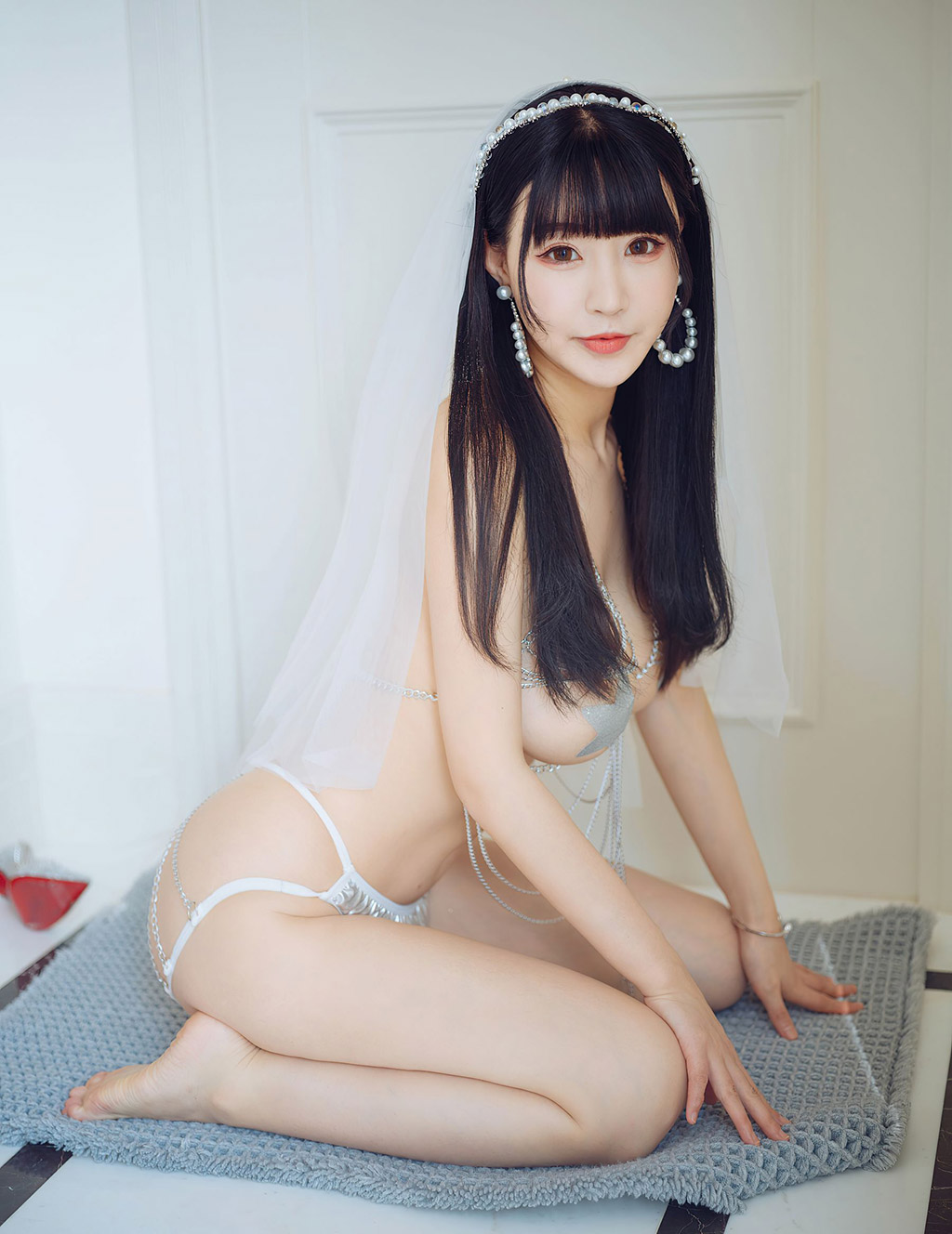 朱可儿Flower轻纱弥漫婀娜姿态美丽性感