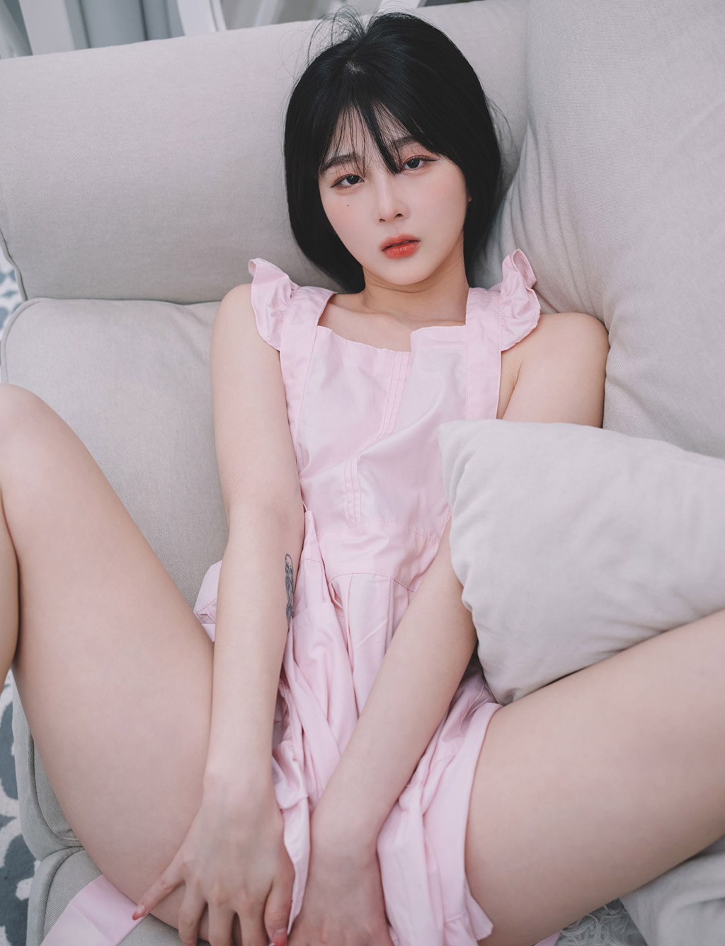 Jangjoo性感厨娘镂空围裙血脉喷张