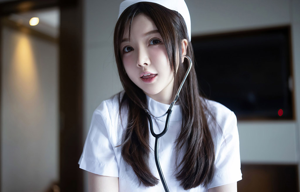糯美子MINIbabe洁白动人的护士制服主题