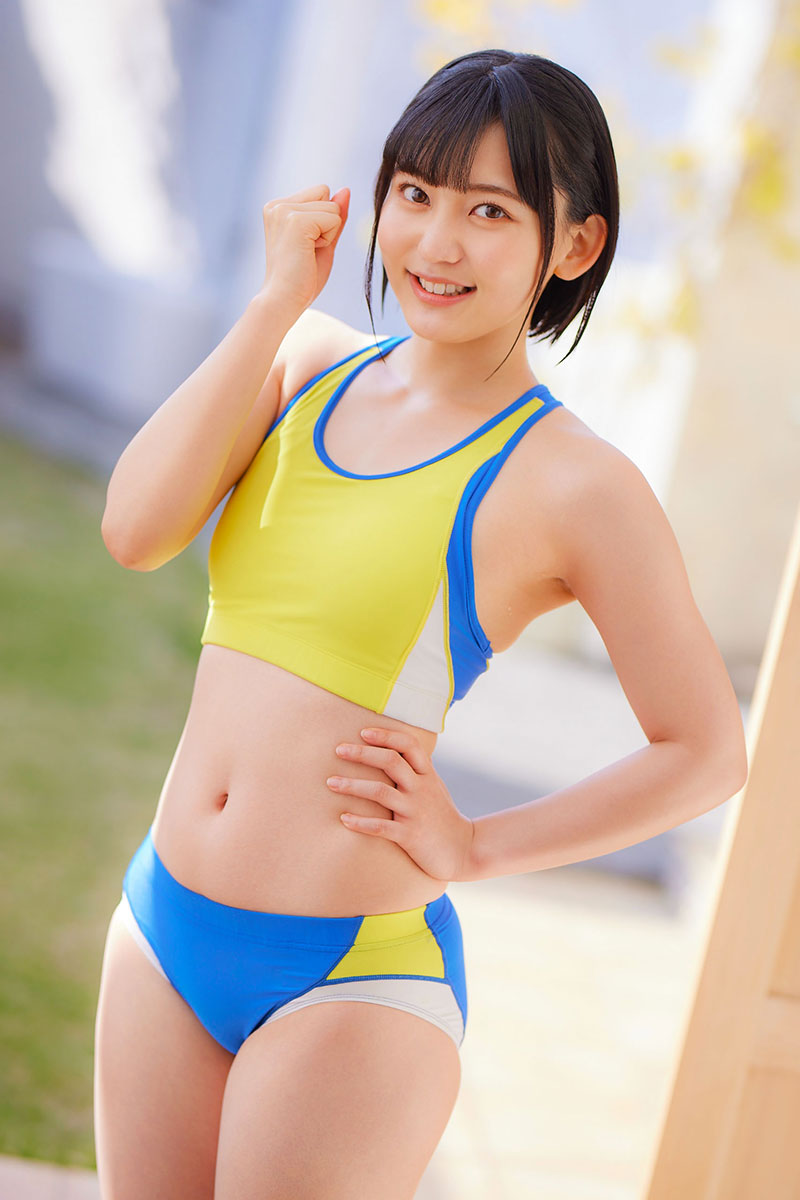 活力十足！C罩杯阳光美少女“合原槻羽”AV出道！
