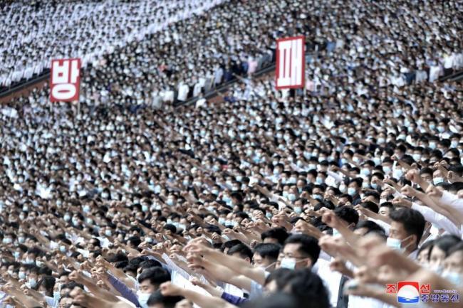 朝鲜平壤各处举行“反美斗争日”集会,参加者超12万人