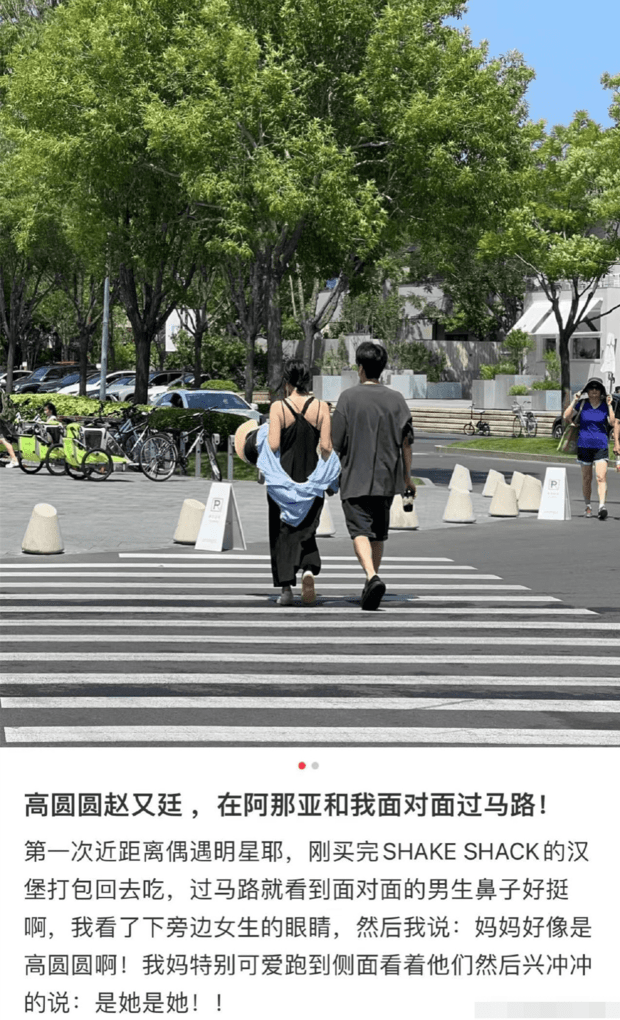 高圆圆赵又廷出游被偶遇 夫妇牵手过马路感情甜蜜