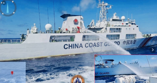 中国水炮vs美国嘴炮，菲海警遭打击后，美搬出条约威胁对华摊牌？