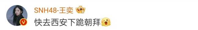 被骂像兵马俑？SNH48成员王奕怼黑粉