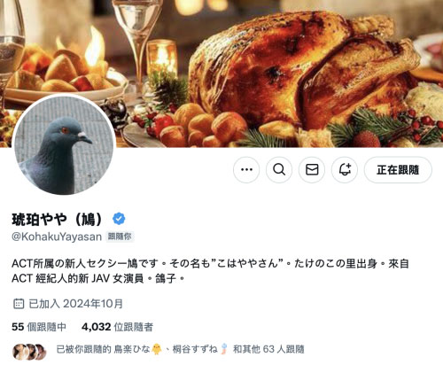 【速报】G乳大型新人现身！那只「鸠」的真面目是？