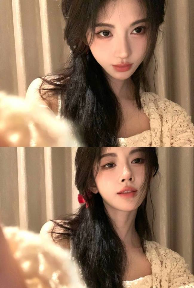 鞠婧祎晒居家怼脸自拍照 对镜头wink少女感十足